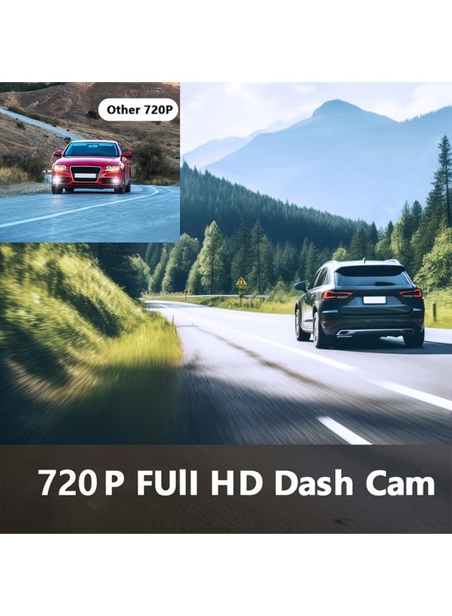 Dash Cam Front And Inside 170 Degree Wide Angle Night Vision With 32G Card - Image 3